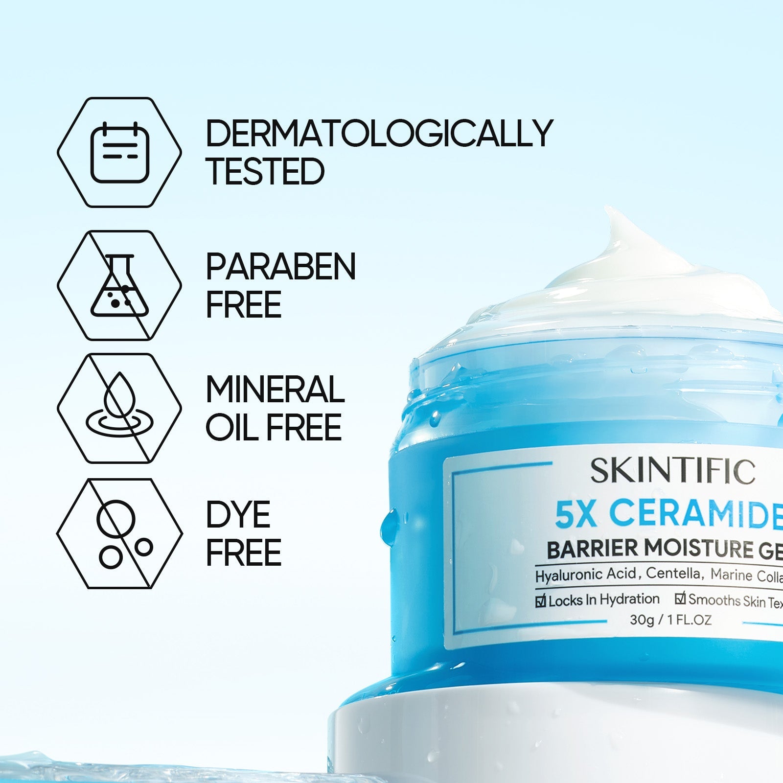 Day & Night Cream Duo - Glow Bright Day Cream & 5X Ceramide Barrier Repair Moisture Gel