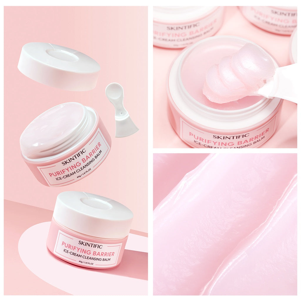 Purifying Barrier Ice Cream Cleansing Balm Makeup Remover