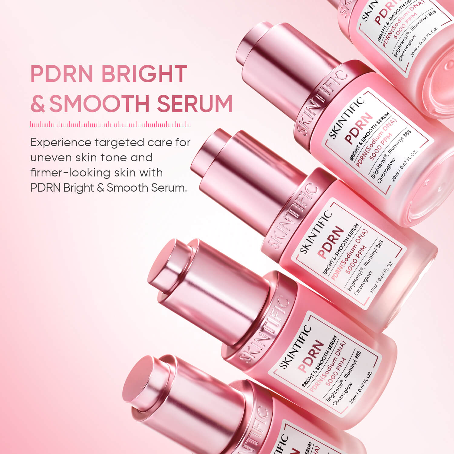 SKINTIFIC PDRN Bright & Smooth Serum Glass Skin Serum