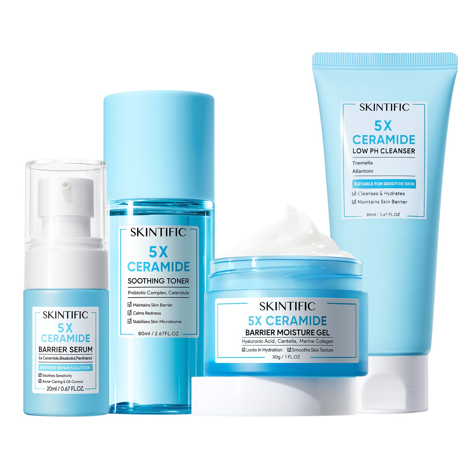 5X Ceramide Barrier Repair Set 4pcs