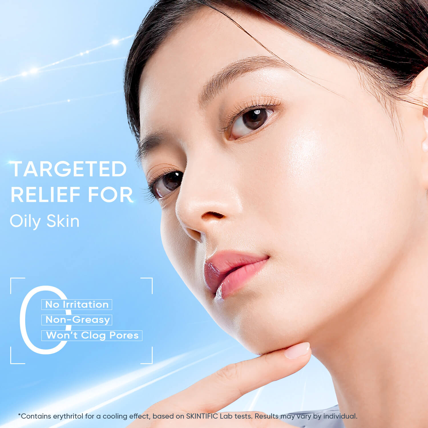 SKINTIFIC Non greasy moisturizer for oily skin that soothes irritation and won’t clog pores