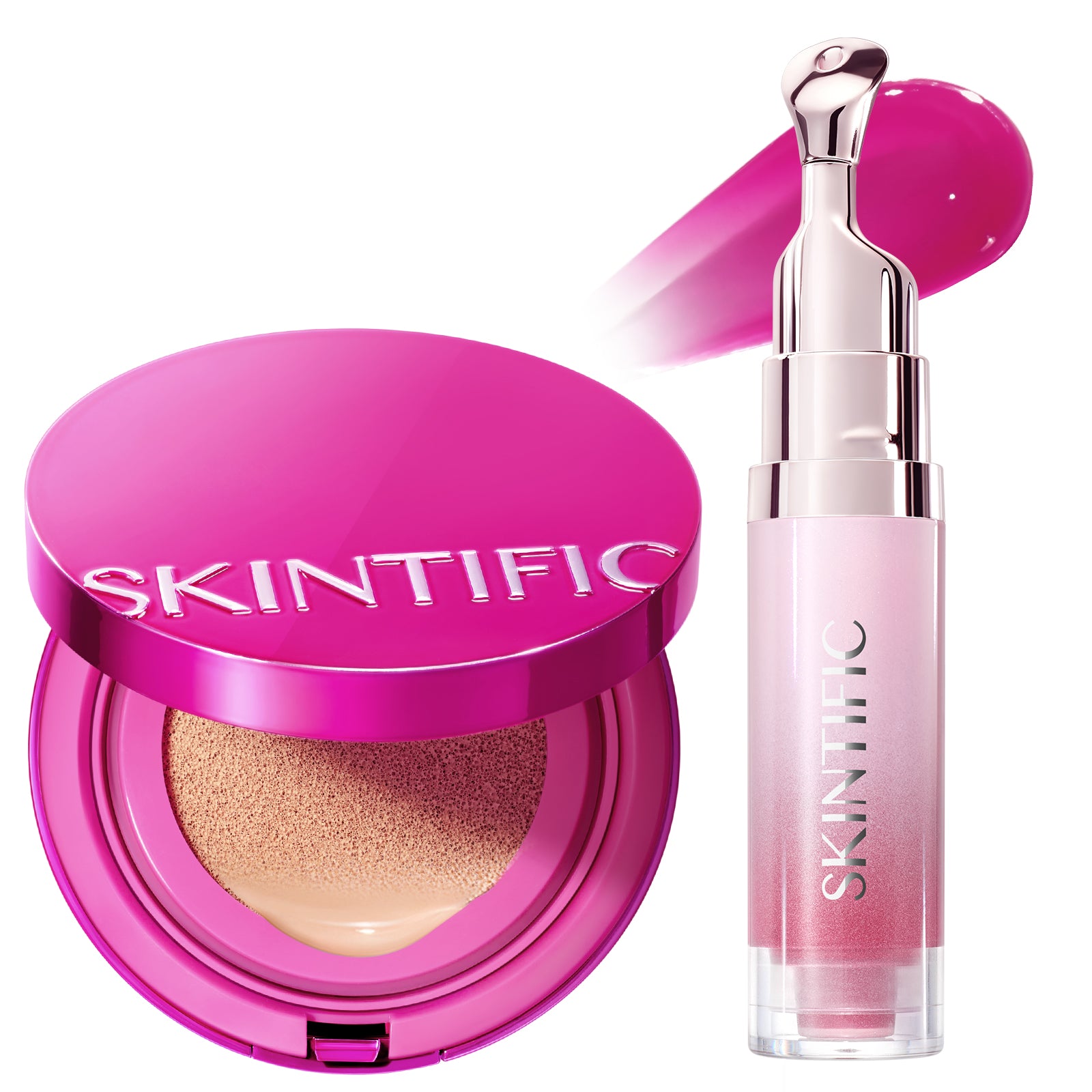 Glow Cushion & Peptide Lip Serum Set 2pcs