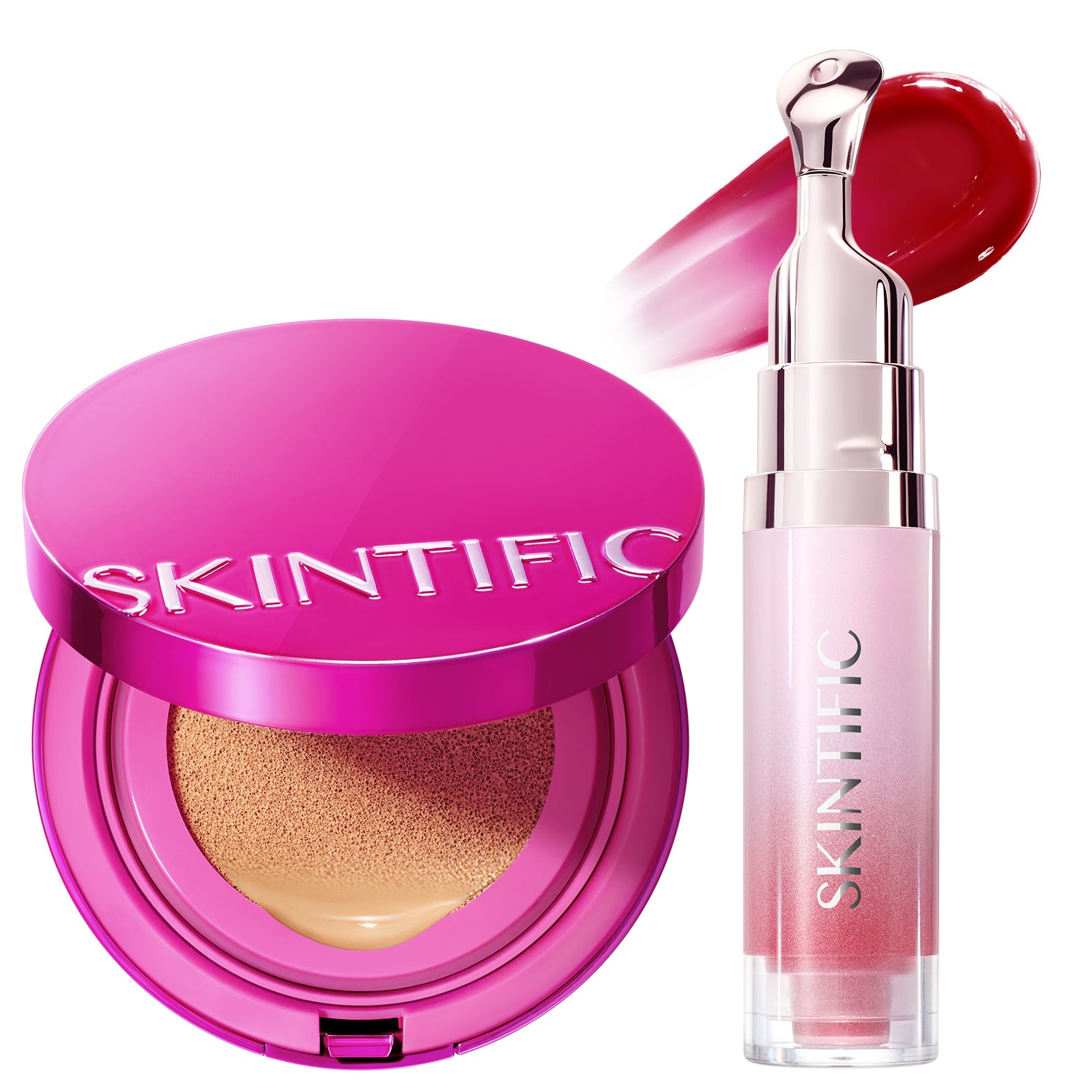 Glow Cushion & Peptide Lip Serum Set 2pcs