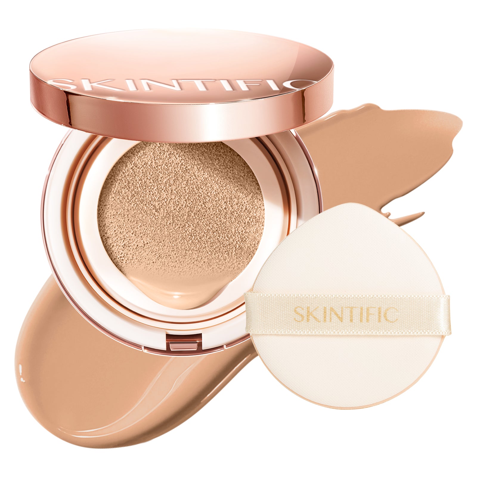 SKINTIFIC Cover All Perfect Cushion 12-Hour Long-Lasting Full Coverage