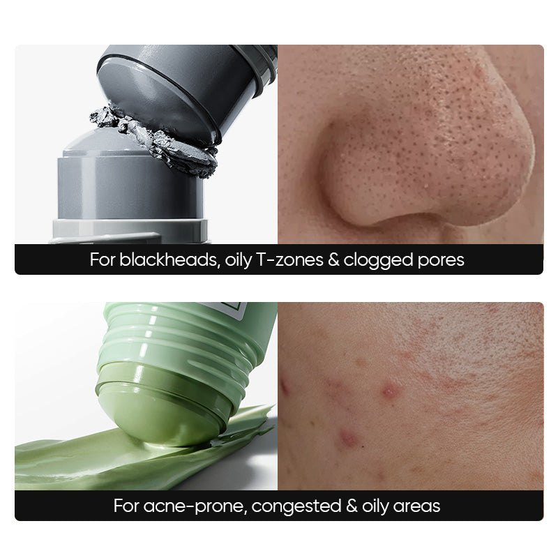 Blackhead Control & Acne Care Deep Cleansing Clay Stick Duo Set 2pcs