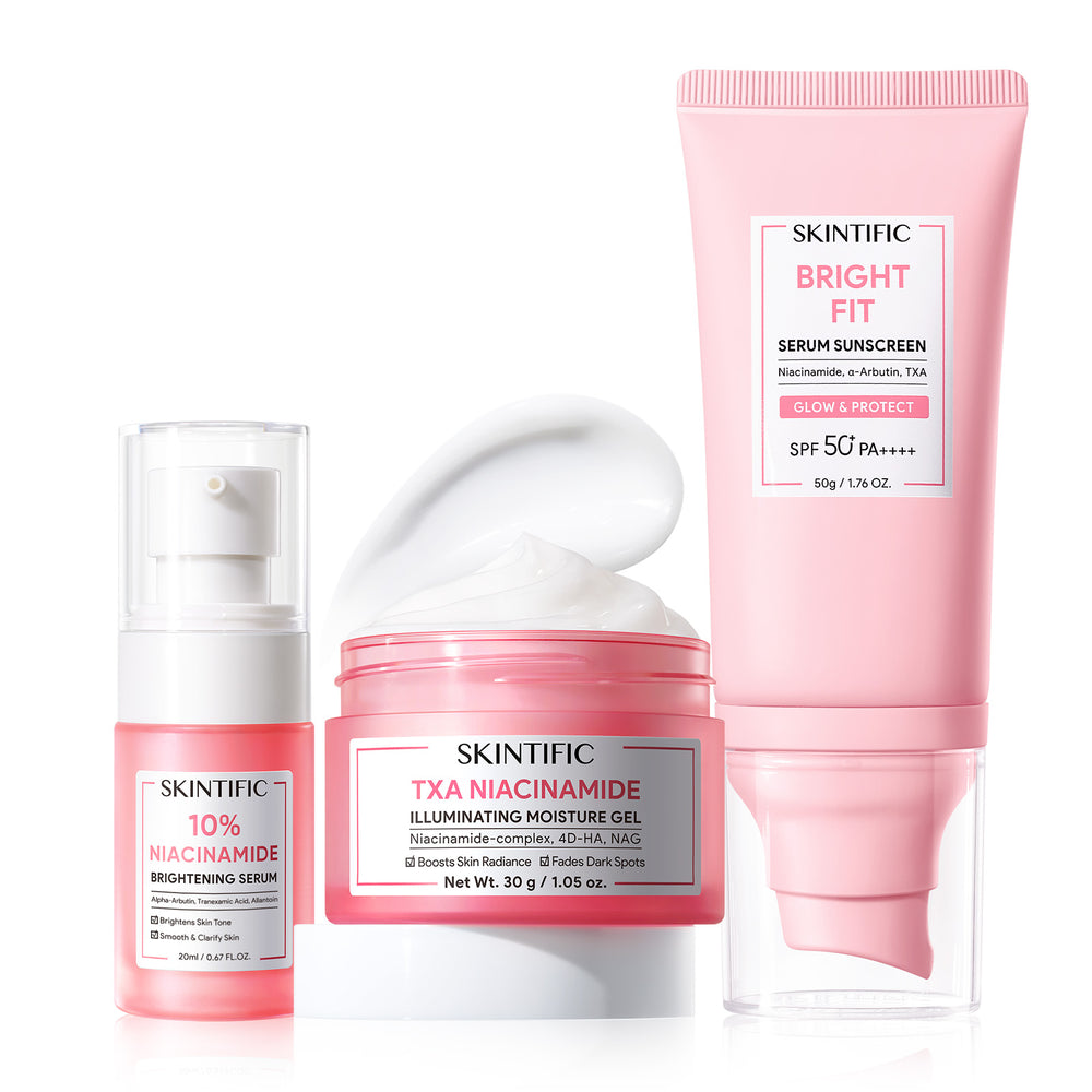 Daily Niacinamide Brightening Glow System Set
