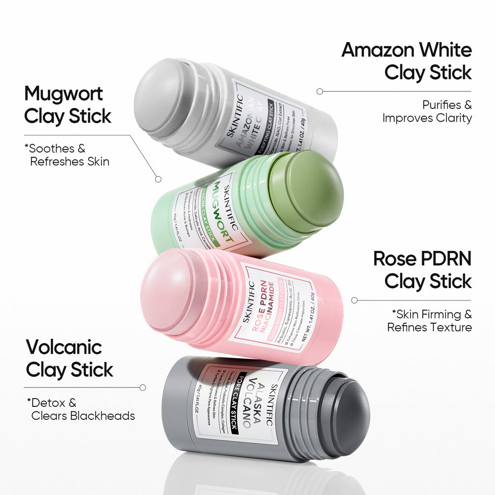 Blackhead Control & Acne Care Deep Cleansing Clay Stick Duo Set 2pcs
