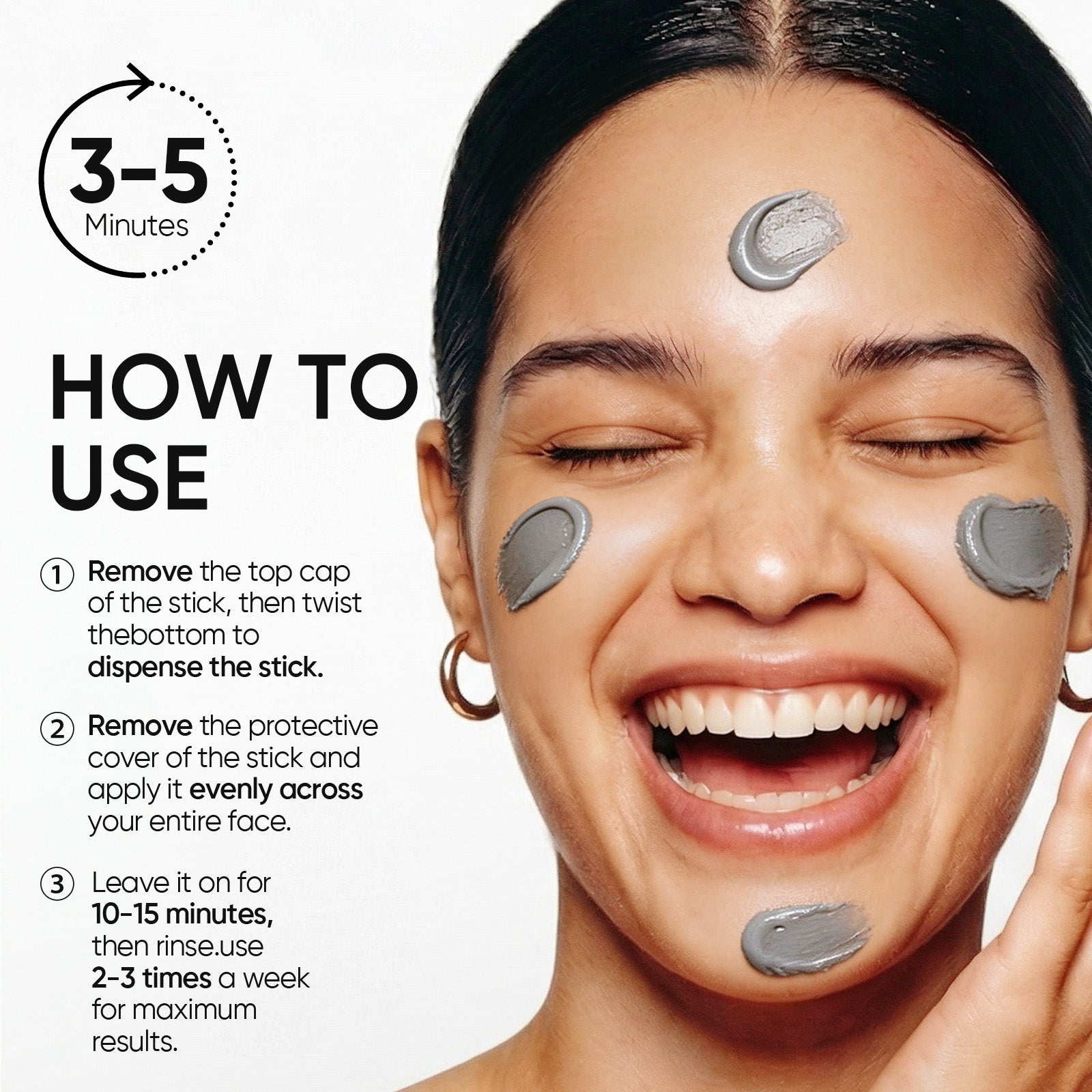 Blackhead Control & Acne Care Deep Cleansing Clay Mask Duo Set