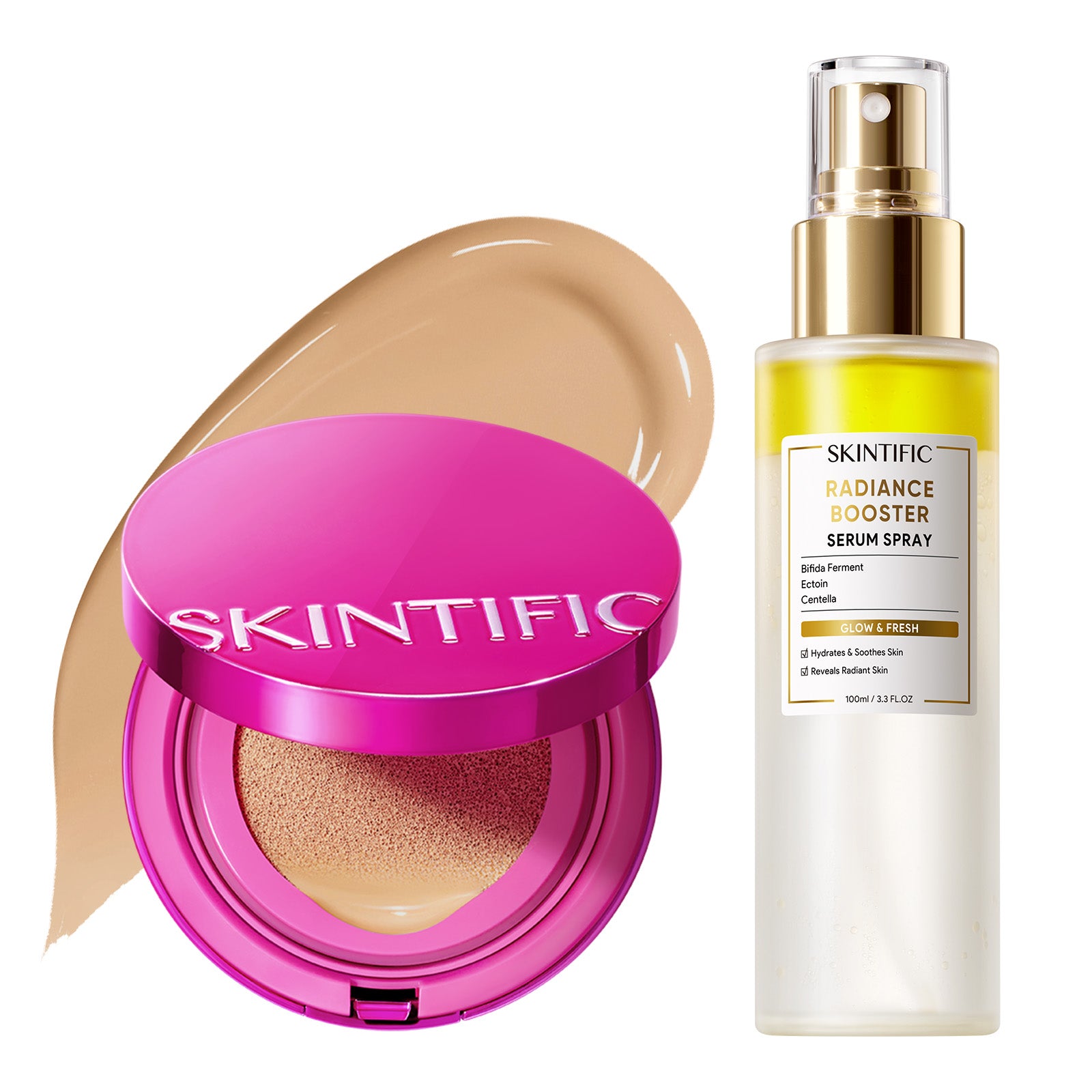 Glow Cushion & Serum Spray Set 2pcs