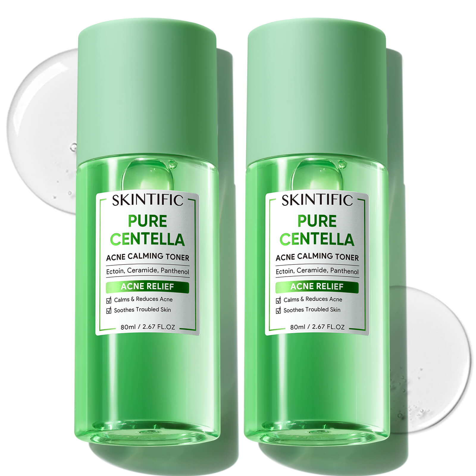 Pure Centella Acne Calming Toner 80ml for Sensitive & Acne-Prone Skin