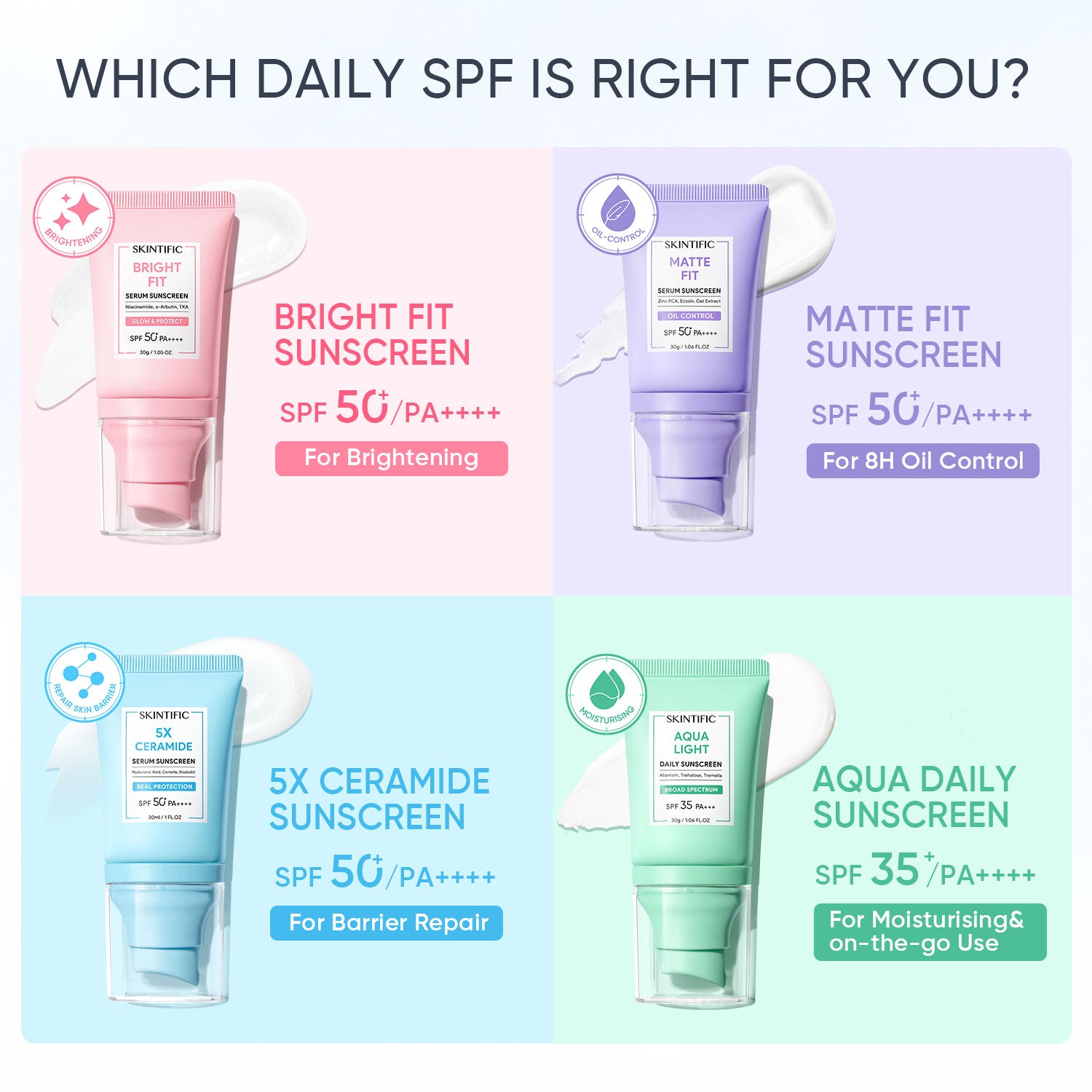Aqua Light Daily Sunscreen SPF 35 PA+++ Lightweight Water-Burst Sunscreen