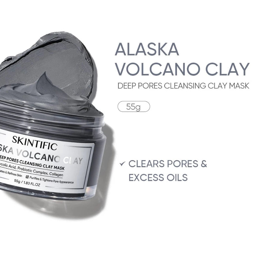 Alaska Volcano Clay Deep Pores Cleansing Clay Mask